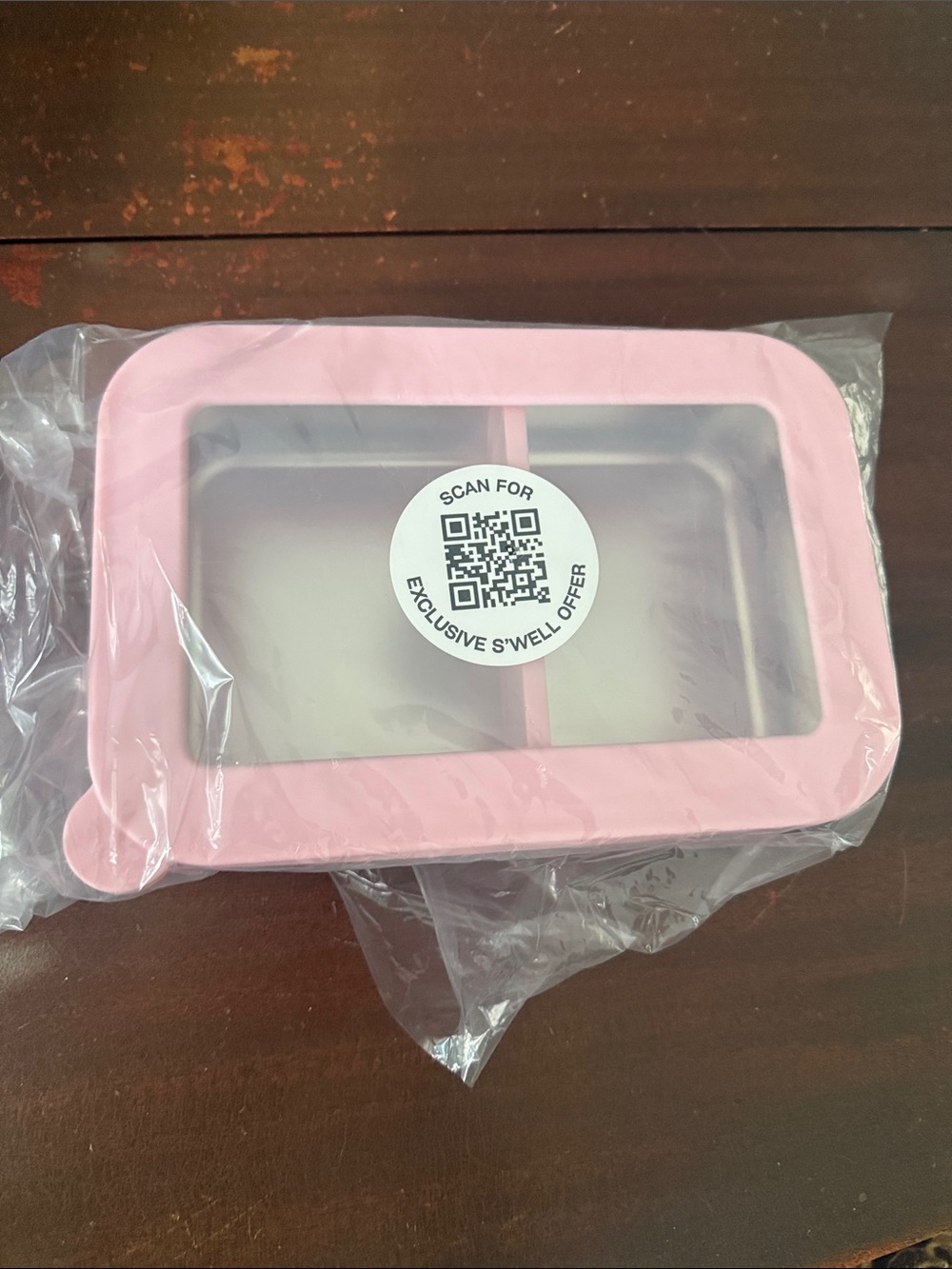 Swell Bento Box Peony With Removable Tray Divider Brand New steel